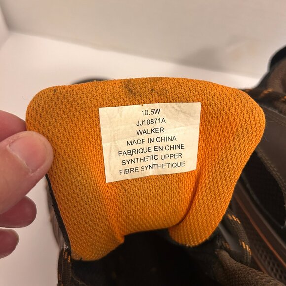 Field & Forest Men’s Waterproof Hiking Boots | 3M Thinsulate | Brown & Orange | - Picture 2 of 7